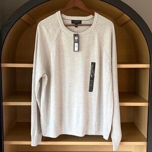 Banana Republic Light Beige Crewneck Sweater